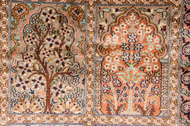 Løber Silketæppe - Kashmir Silk - 305 x 80 cm - flerfarvet