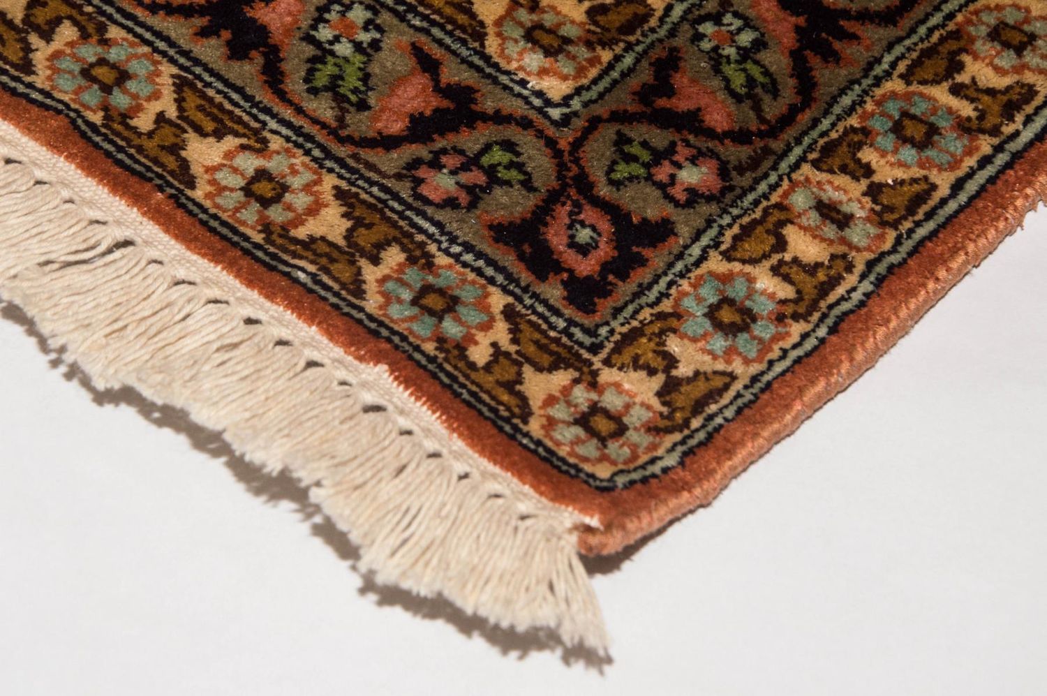 Løber Silketæppe - Kashmir Silk - 305 x 80 cm - flerfarvet