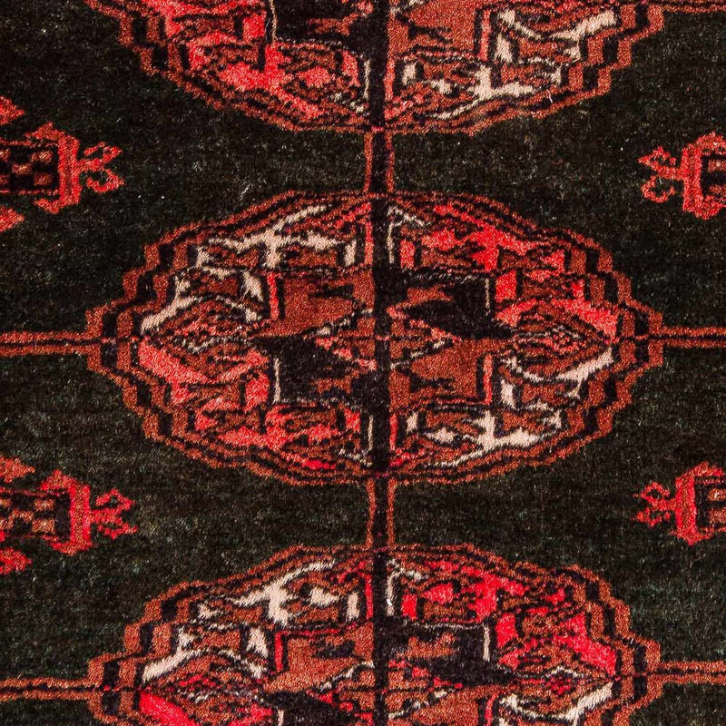 Turkaman-tæppe - 142 x 92 cm - mørkeblå