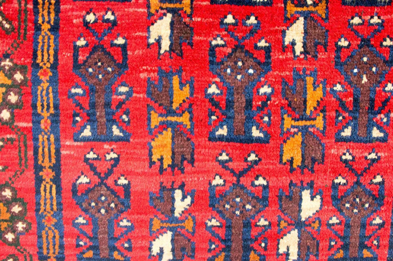 Baluch-tæppe - 130 x 74 cm - rød