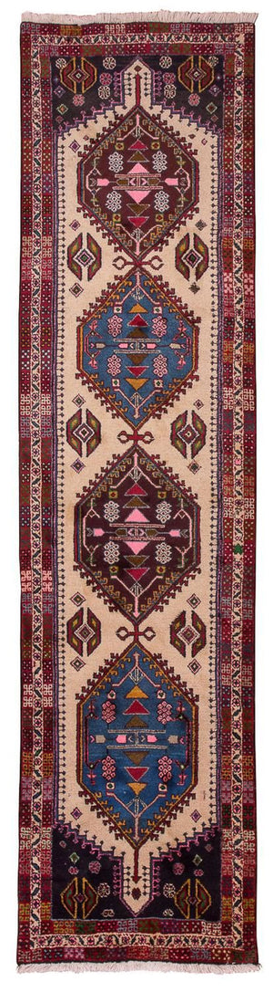 Løber Persisk tæppe - Nomadisk - 294 x 76 cm - beige