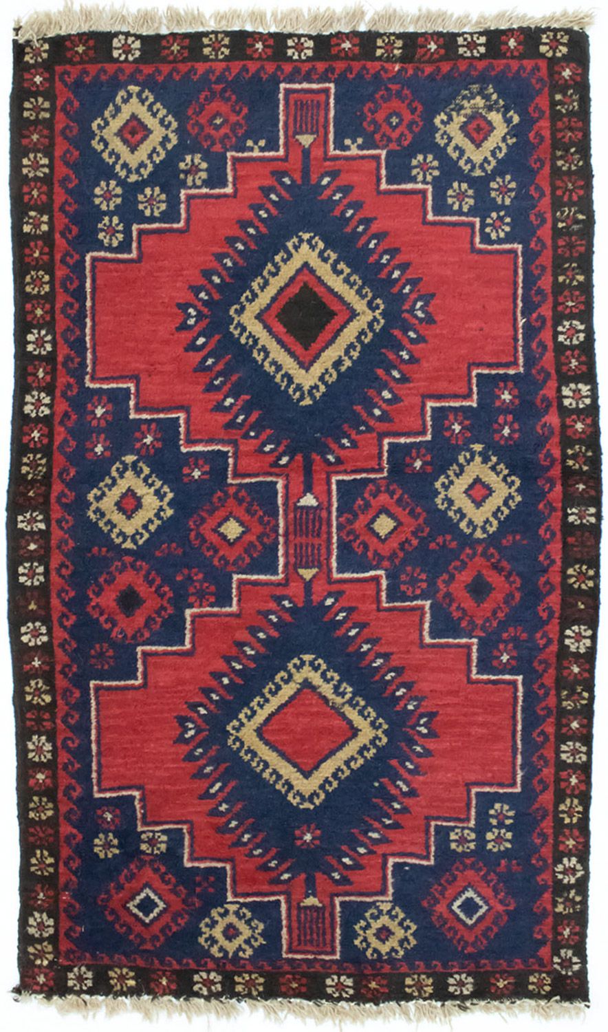 Baluch-tæppe - 128 x 81 cm - rød