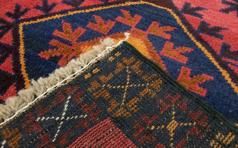 Baluch-tæppe - 140 x 82 cm - rød