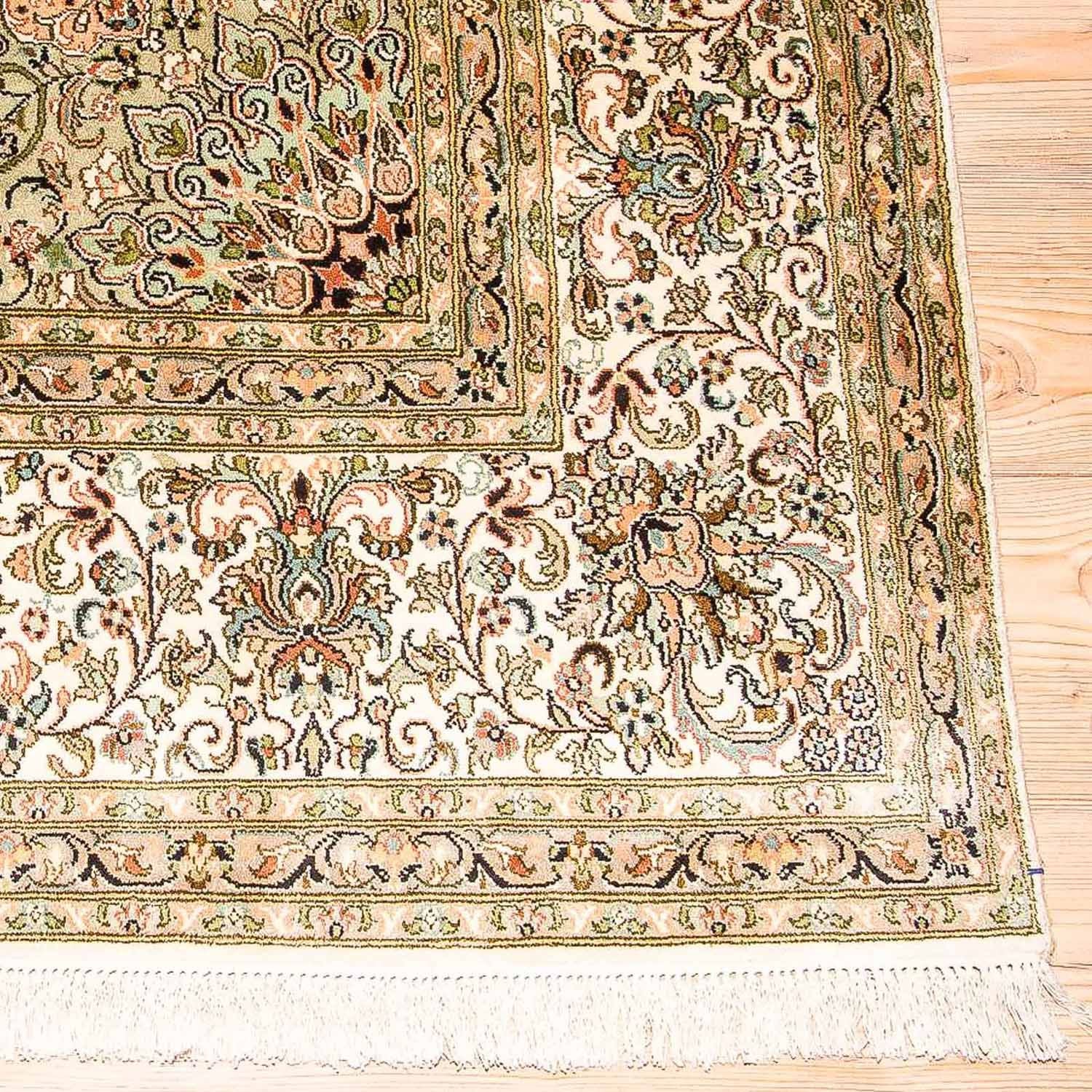 Silketæppe - Kashmir Silk - 314 x 213 cm - beige