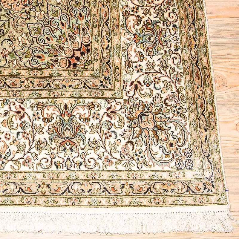 Silketæppe - Kashmir Silk - 314 x 213 cm - beige