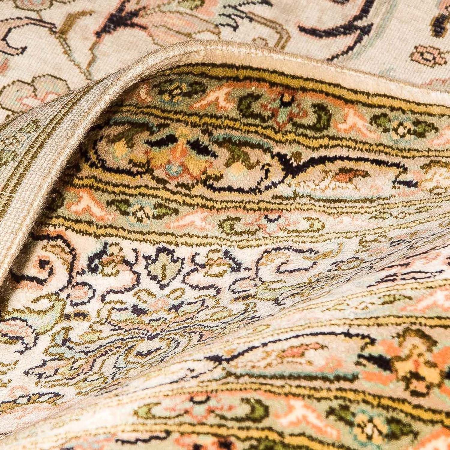 Silketæppe - Kashmir Silk - 314 x 213 cm - beige