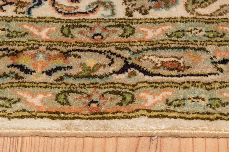 Silketæppe - Kashmir Silk - 314 x 213 cm - beige