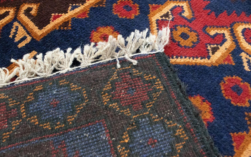 Baluch-tæppe - 130 x 74 cm - blå