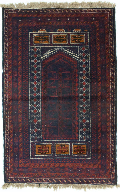 Baluch-tæppe 84x139cm - Orientalsk tæppe