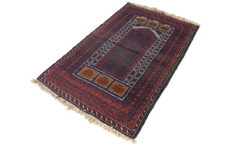 Baluch-tæppe - 139 x 84 cm - flerfarvet