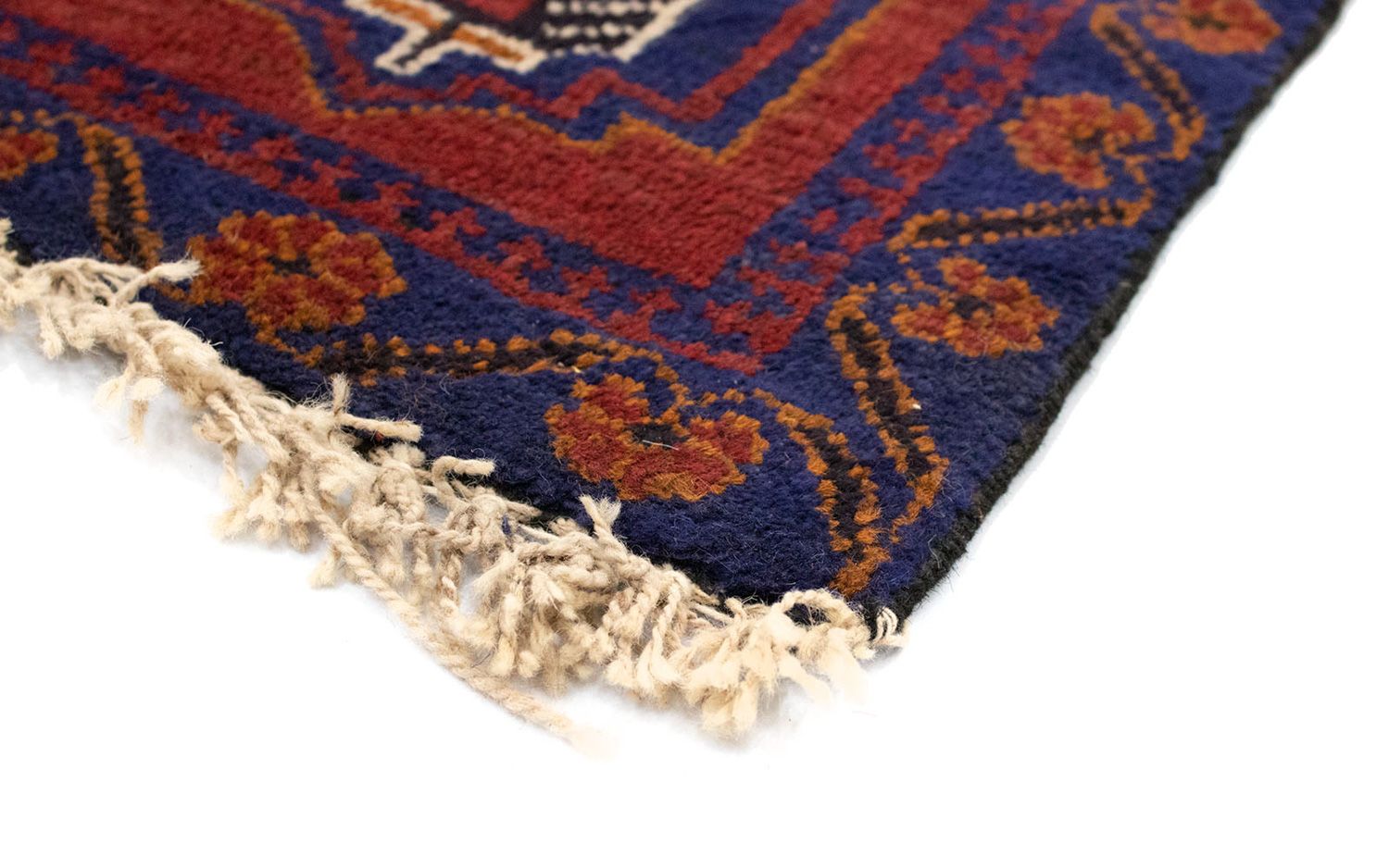 Baluch-tæppe - 135 x 81 cm - blå