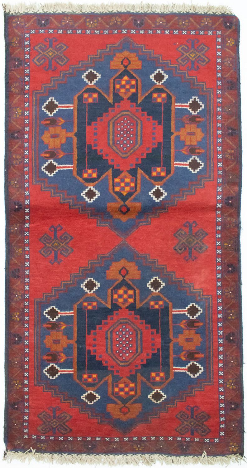 Baluch-tæppe - 152 x 85 cm - rød