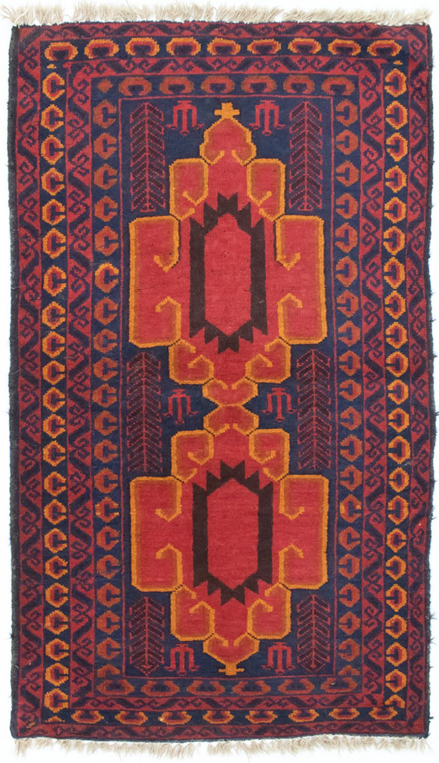Baluch-tæppe - 138 x 78 cm - blå