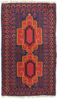Baluch-tæppe - 138 x 78 cm - blå