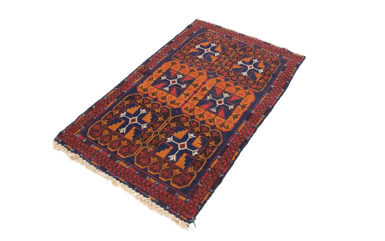 Baluch-tæppe - 120 x 73 cm - blå