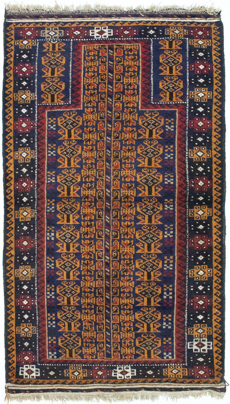 Baluch-tæppe - 140 x 80 cm - flerfarvet