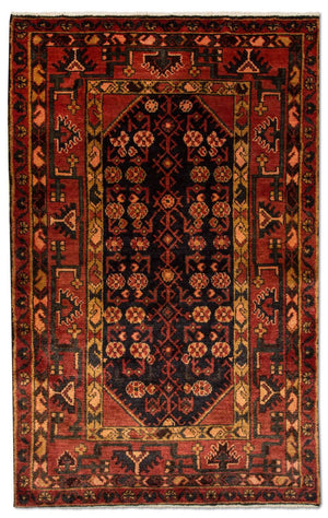 Persisk tæppe - Nomadisk - 173 x 107 cm - mørkeblå