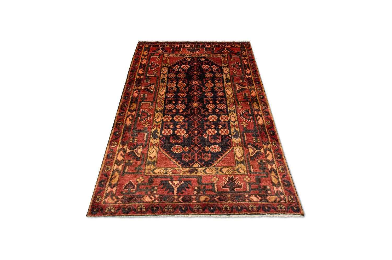 Persisk tæppe - Nomadisk - 173 x 107 cm - mørkeblå