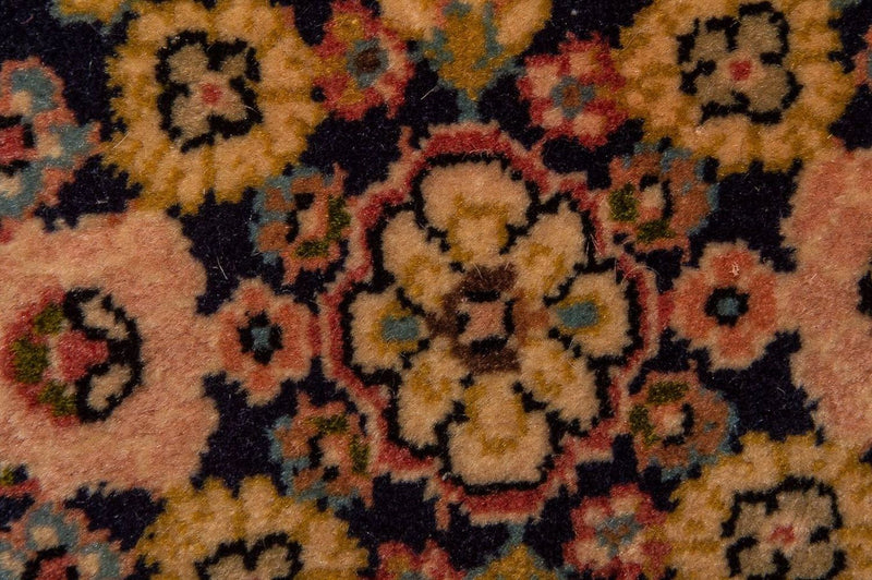 Persisk tæppe - Keshan - 98 x 70 cm - mørkeblå