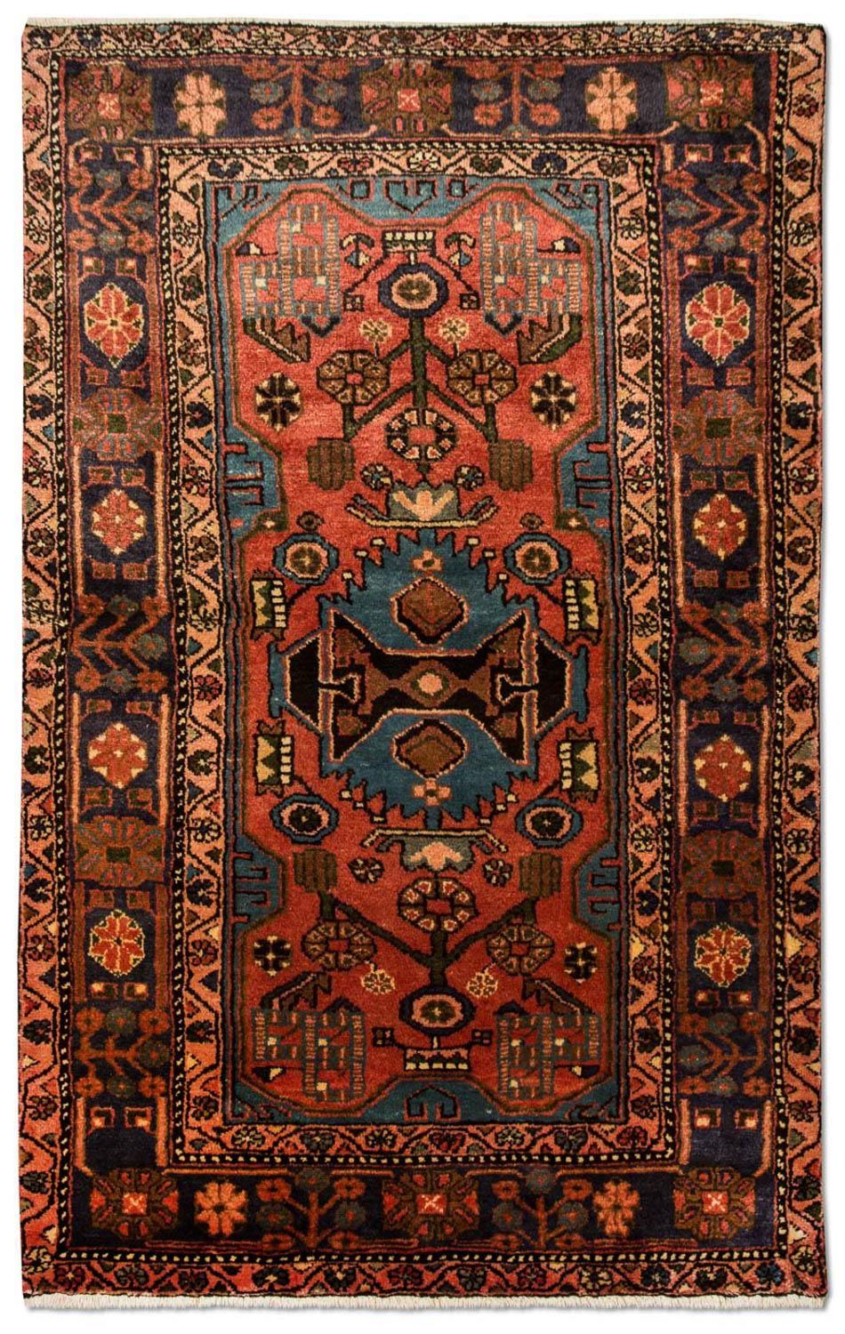 Persisk tæppe - Nomadisk - 175 x 109 cm - flerfarvet