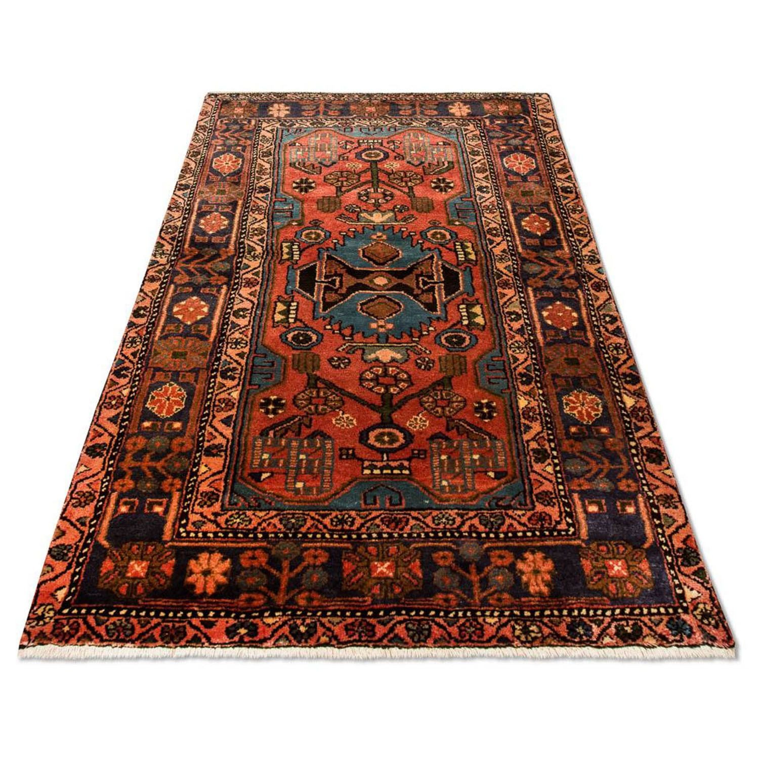 Persisk tæppe - Nomadisk - 175 x 109 cm - flerfarvet