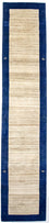 Løber Gabbeh Tæppe - Loribaft Persisk - 440 x 90 cm - natur