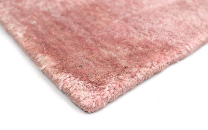 Viskose tæppe firkantet  - 35 x 35 cm - pink