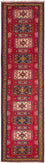 Løber Persisk tæppe - Nomadisk - 308 x 83 cm - rød