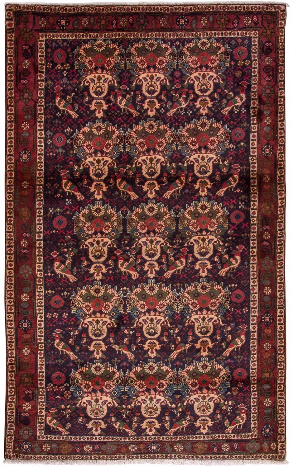 Persisk tæppe - Nomadisk - 188 x 115 cm - flerfarvet