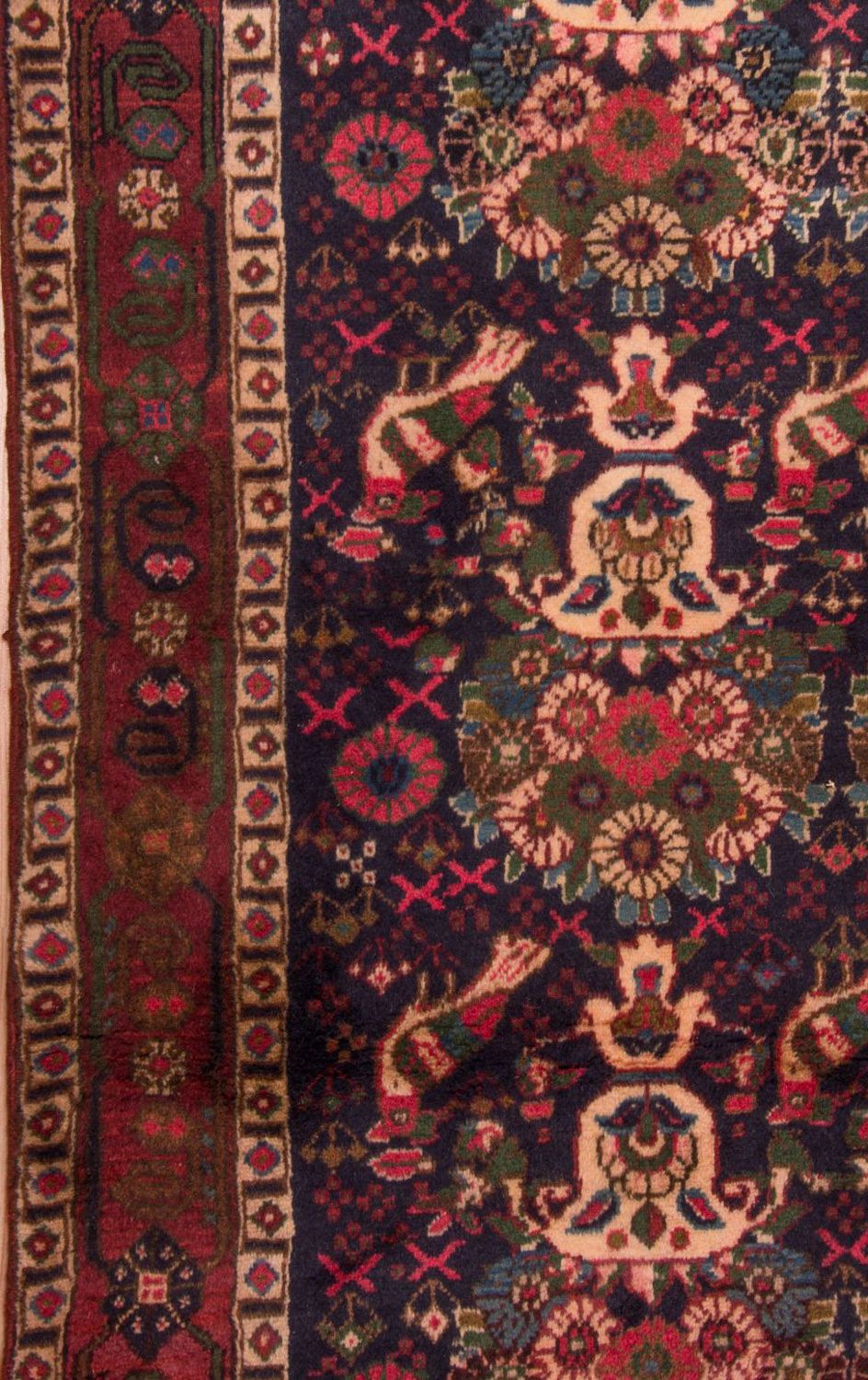 Persisk tæppe - Nomadisk - 188 x 115 cm - flerfarvet