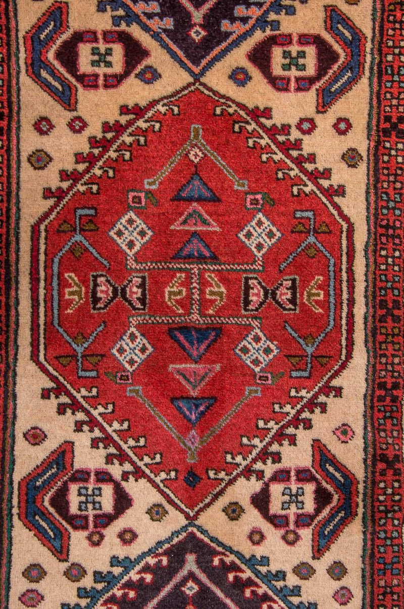 Løber Persisk tæppe - Nomadisk - 296 x 75 cm - beige