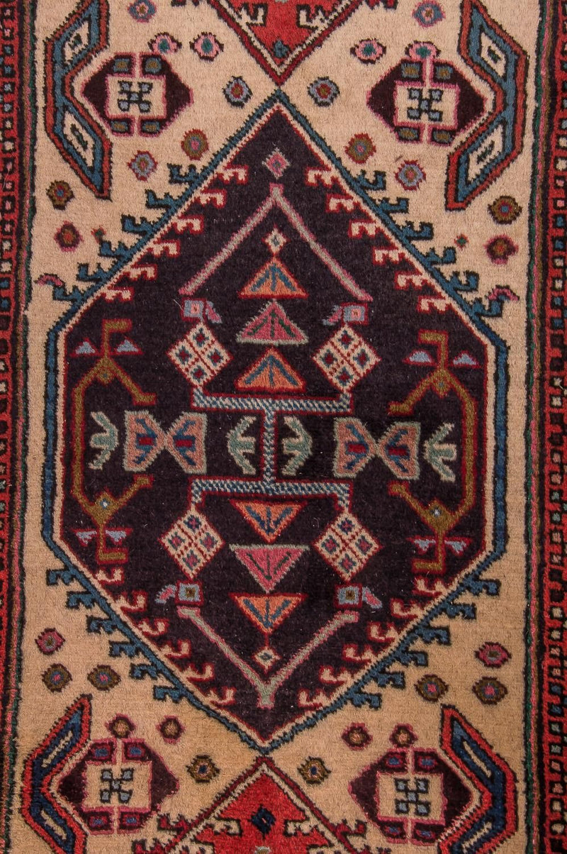 Løber Persisk tæppe - Nomadisk - 296 x 75 cm - beige