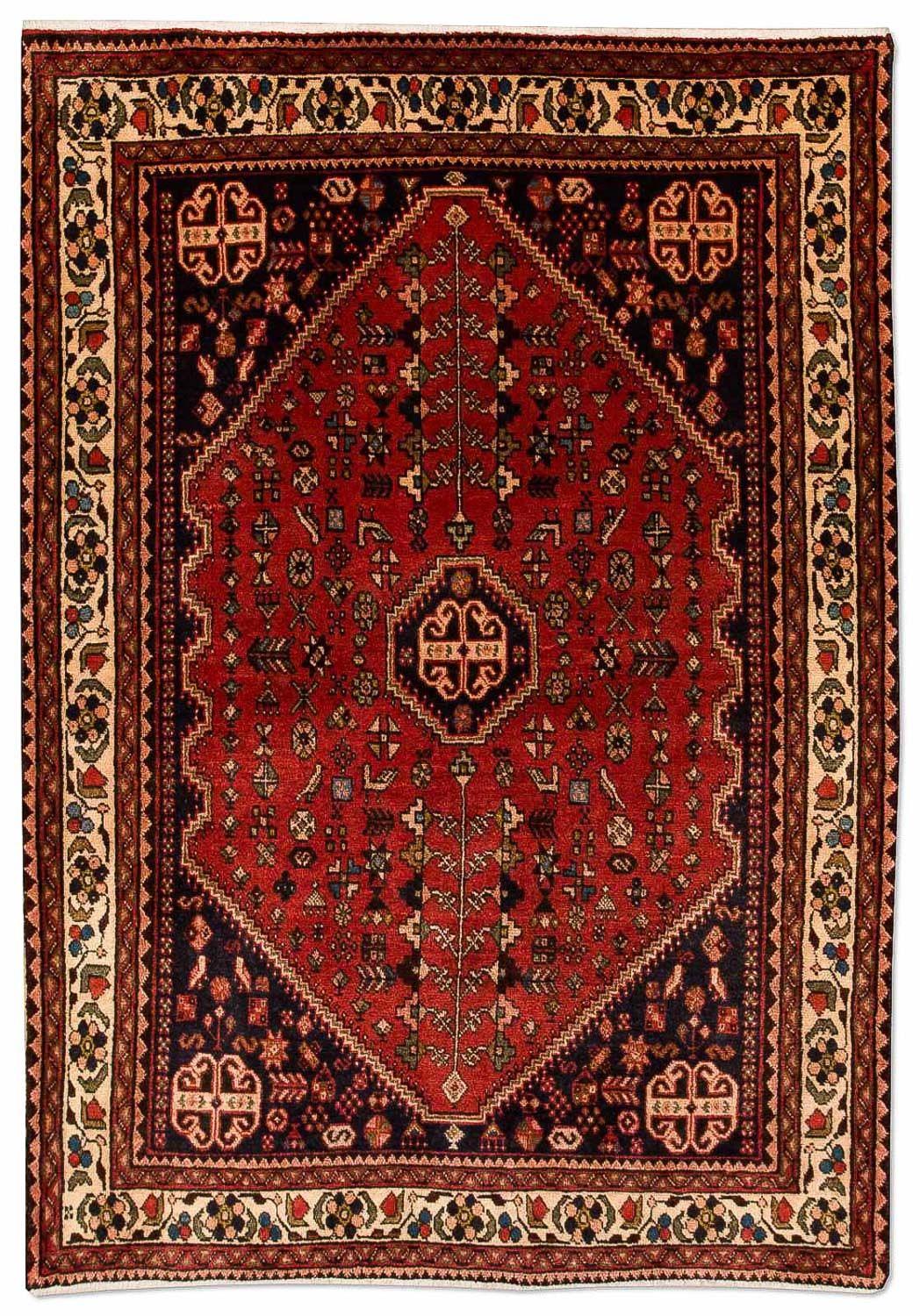 Persisk tæppe - Nomadisk - 151 x 103 cm - rød