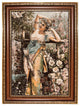 Billede tæppe 85x60cm - Orientalsk tæppe