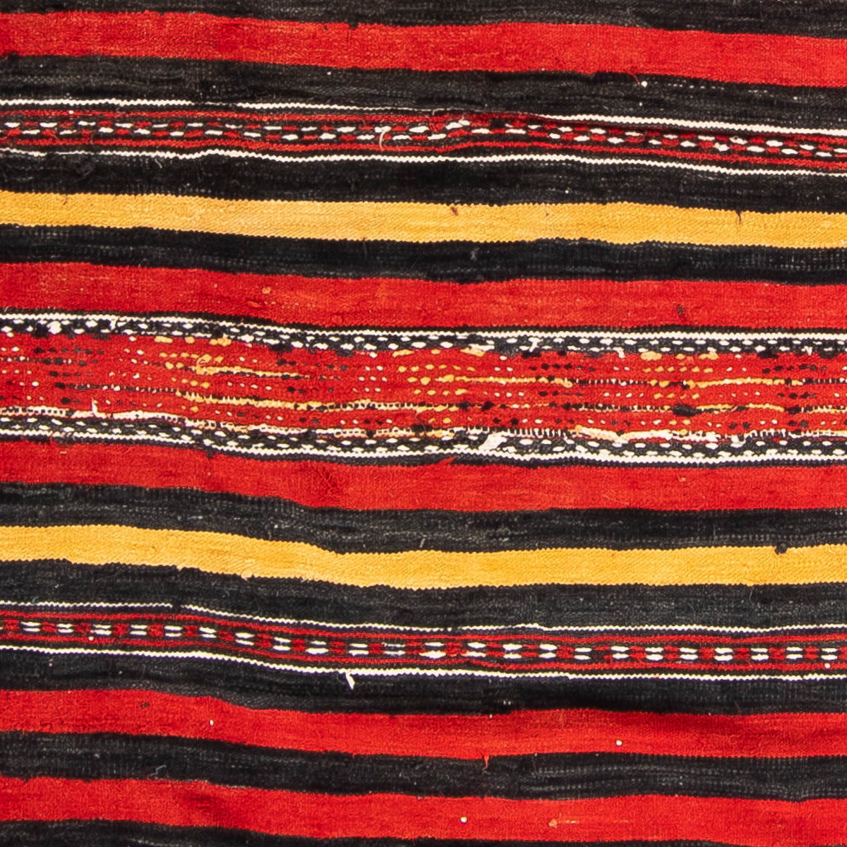 Kelim-tæppe - gammelt - 245 x 135 cm - flerfarvet