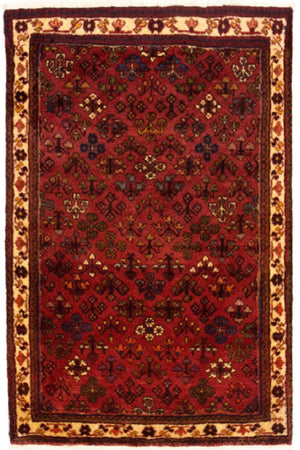 Persisk tæppe - Nomadisk - 145 x 92 cm - rød