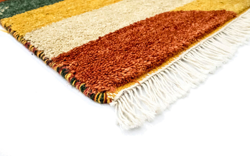 Gabbeh-tæppe - Indus - 90 x 60 cm - farvet