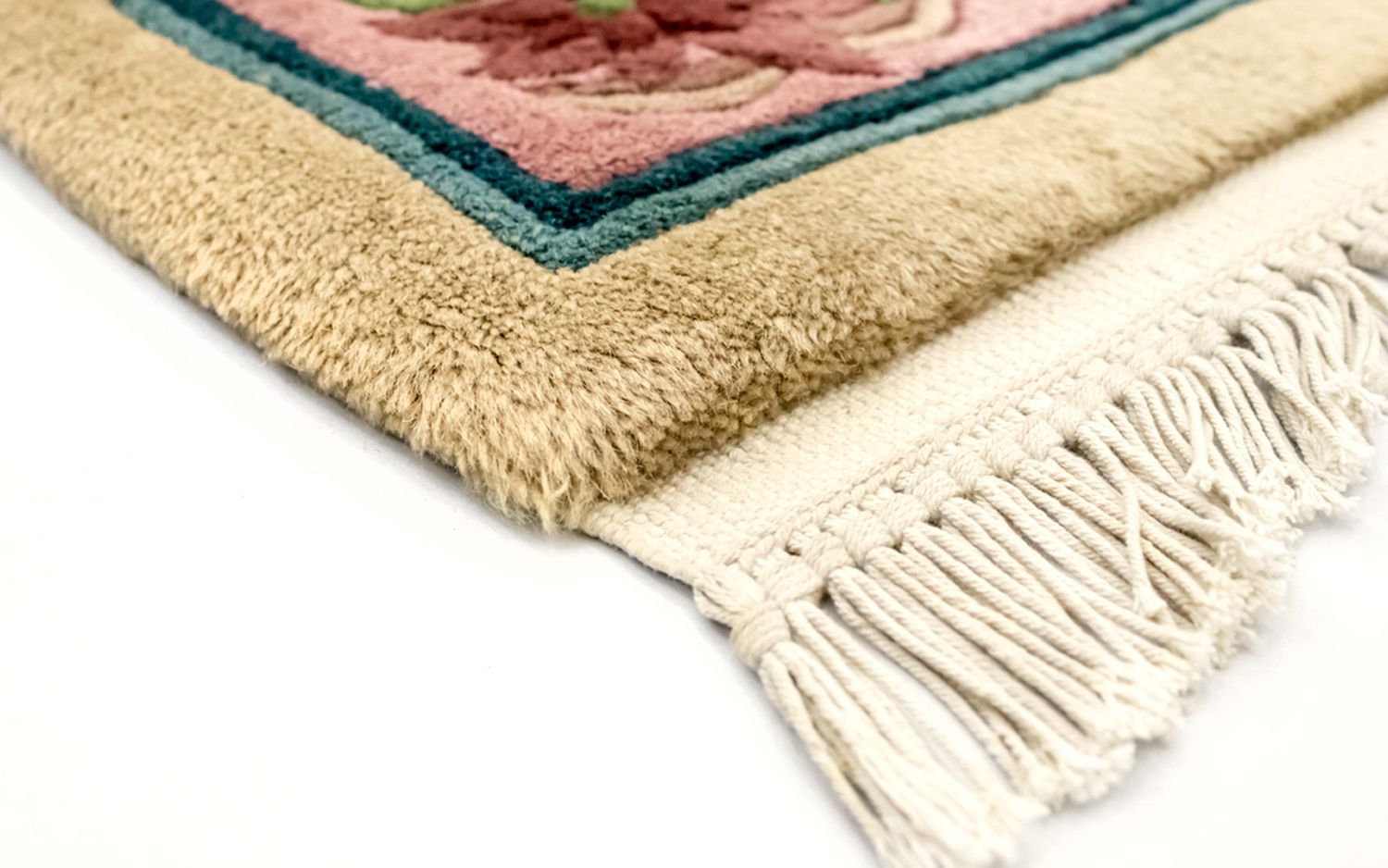 Løber Kina Tæppe - 338 x 70 cm - beige