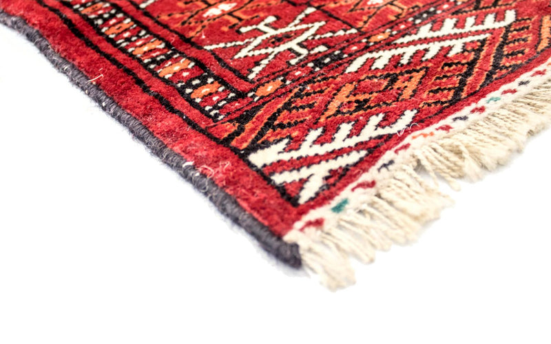 Turkaman-tæppe - 124 x 100 cm - turkis