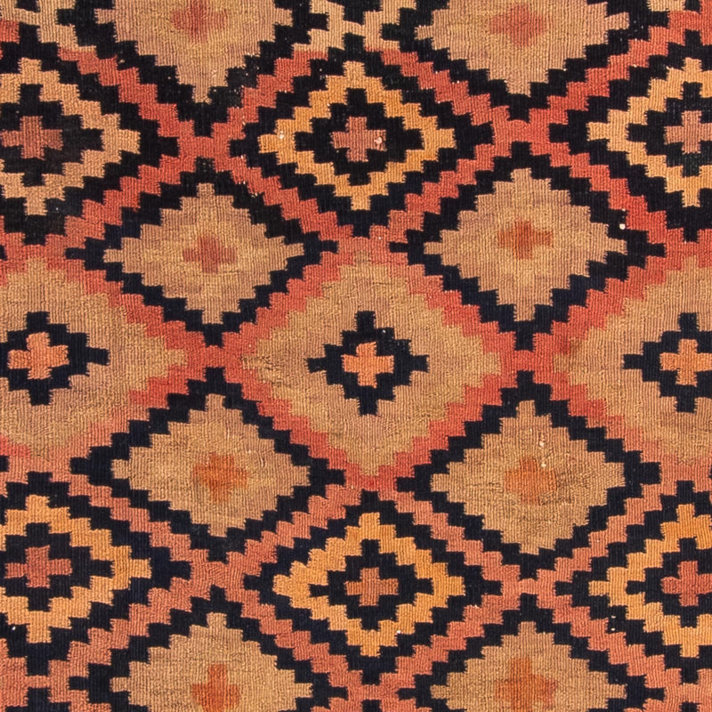 Løber Kelim-tæppe - gammelt - 330 x 145 cm - flerfarvet