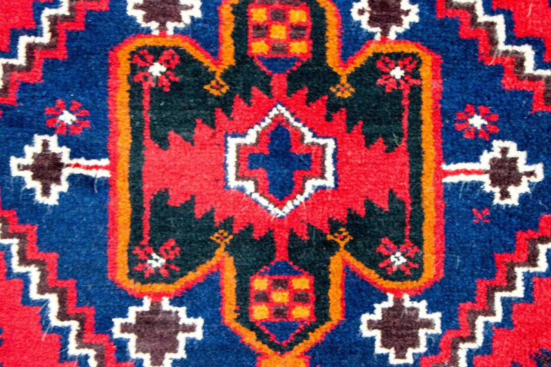 Baluch-tæppe - 125 x 72 cm - rød
