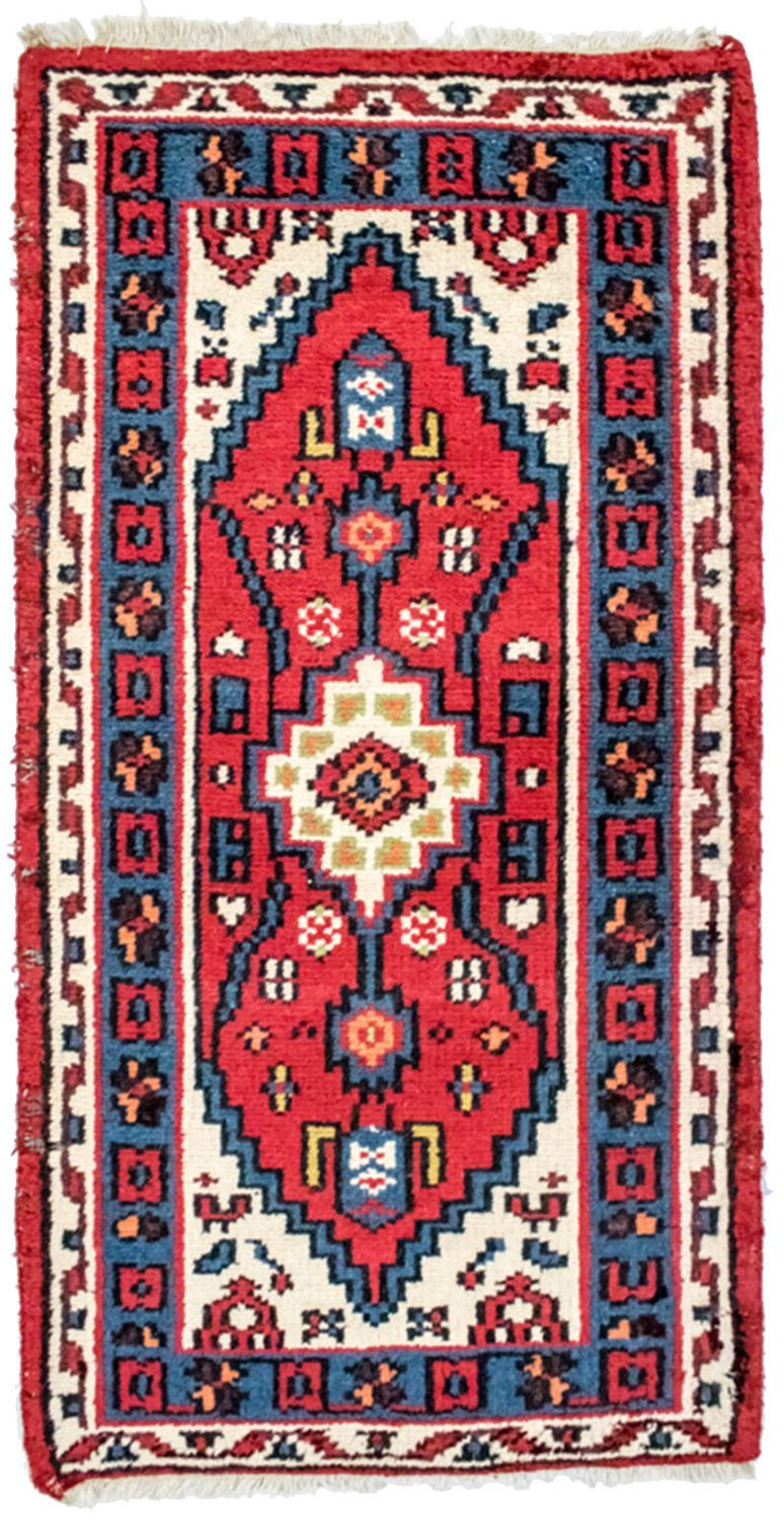 Orientalsk tæppe - 120 x 60 cm - rød
