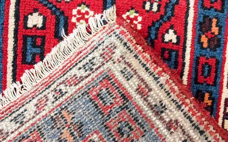 Orientalsk tæppe - 120 x 60 cm - rød