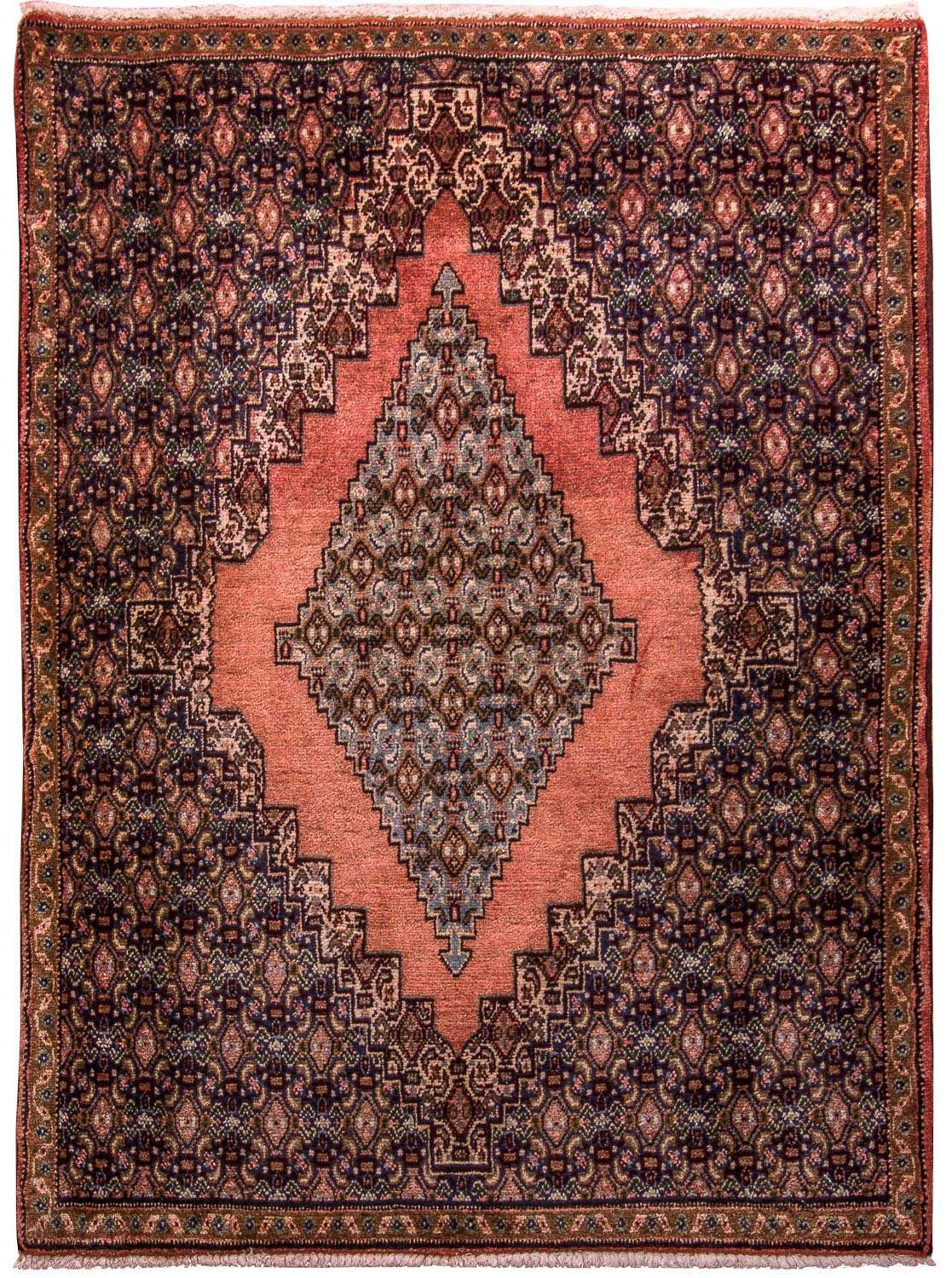 Persisk tæppe - Classic - 106 x 78 cm - blå