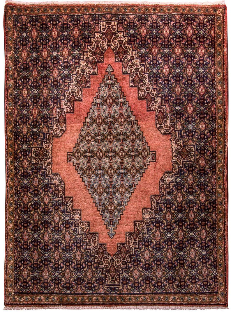 Persisk tæppe - Classic - 106 x 78 cm - blå