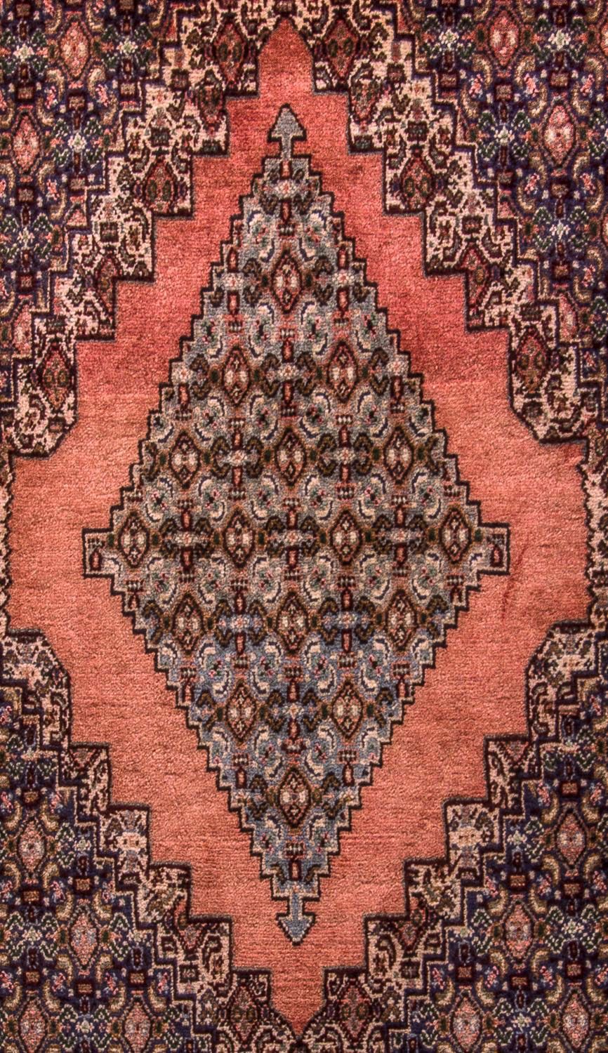 Persisk tæppe - Classic - 106 x 78 cm - blå