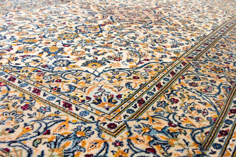 Persisk tæppe - Keshan - 222 x 139 cm - beige