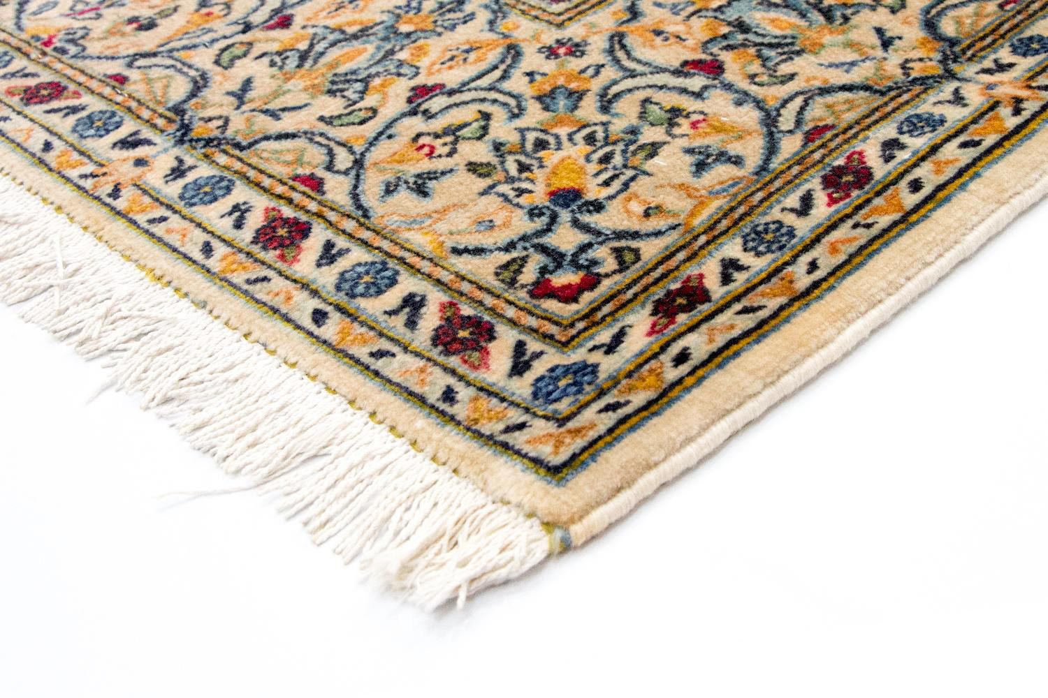Persisk tæppe - Keshan - 222 x 139 cm - beige