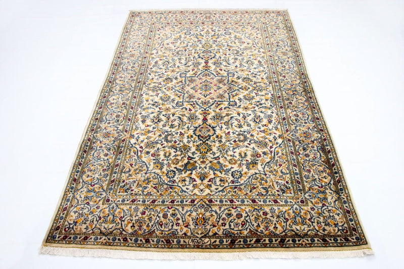 Persisk tæppe - Keshan - 222 x 139 cm - beige