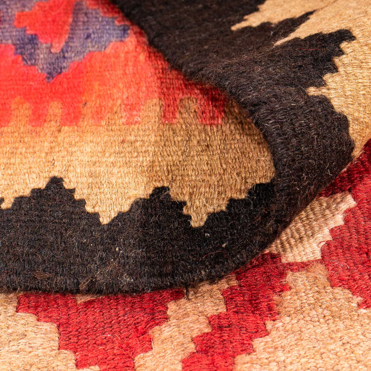 Løber Kelim-tæppe - gammelt - 240 x 117 cm - flerfarvet